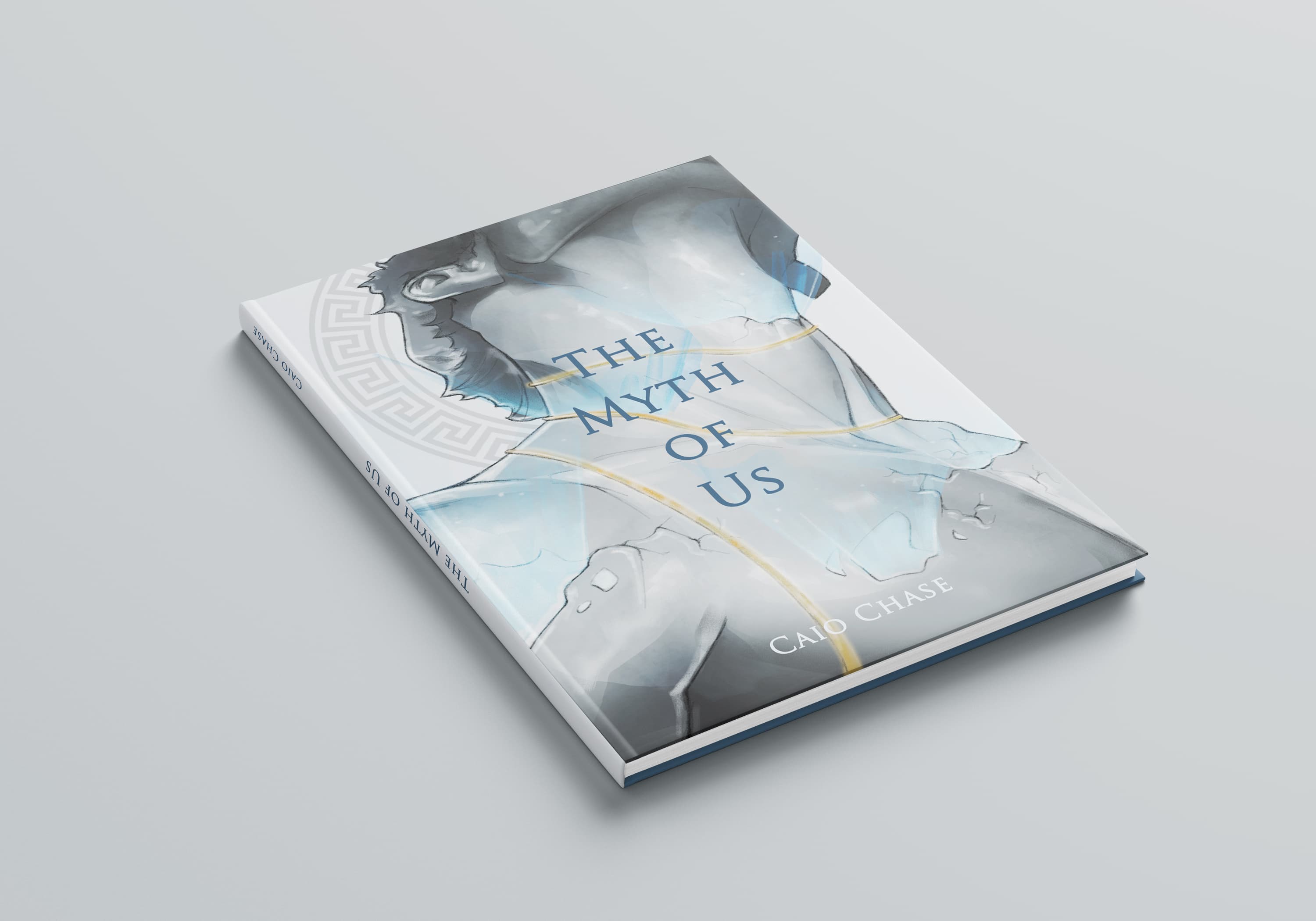 The Myth of Us — hardcover mockup